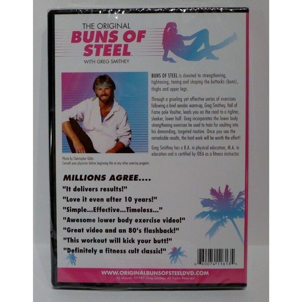 The Original Buns of Steel DVD Greg Smithey Great Buns Hit Lower Body Workout - Picture 2 of 5